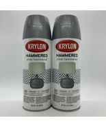 2 Pack - Krylon Silver Hammered Finish Spray Paint 3901, 12 oz each - £26.63 GBP