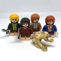 4pcs The Lord of the Rings Hobbits Frodo Samwise Merry Gollum Minifigure... - $12.99