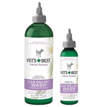 Professional Ear Relief &amp; Wash for Dogs All Natural, Alcohol Free 4 oz or 16 oz - £14.99 GBP