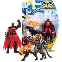 Year 2014 Dc Unlimited 4 Inch Figure - Batman And Tiger Claw With Tiger Mask - £26.13 GBP