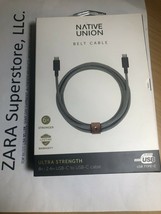 Native Union - 8ft / 2.4m  USB-C to USB-C Cable (Ultra Strength) - Zebra - £54.20 GBP