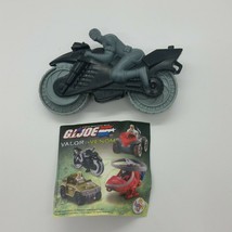 Mc Donald&#39;s GI Joe Valor Venom #3 Snake Eyes Motorcycle Happy Meal Toy  2004 - £7.02 GBP