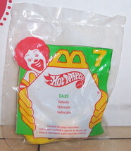 1997 McDonalds Hot Wheels Taxi Happy Meal Toy #7 MIP - £11.47 GBP