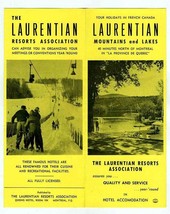 Laurentian Resorts Mountains and Lakes Brochure 1950&#39;s - £17.05 GBP