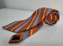 CHICK-FIL-A Mens Orange Blue Padre Staples Neck Tie Vintage Team Style - £15.89 GBP