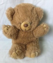 Vintage Prestige Toy Teddy Bear Plush Stuffed Animal 1984 Korea 11.5&quot; - £31.41 GBP