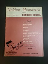Golden Memories For The Contcert Organs Vintage Songbook - £8.49 GBP