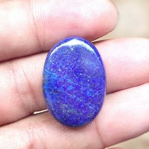 Natural Bule Lapis Lazily Loose Gemstone Approx Oval Cabochon Stone 15 x 25 MM - £69.16 GBP