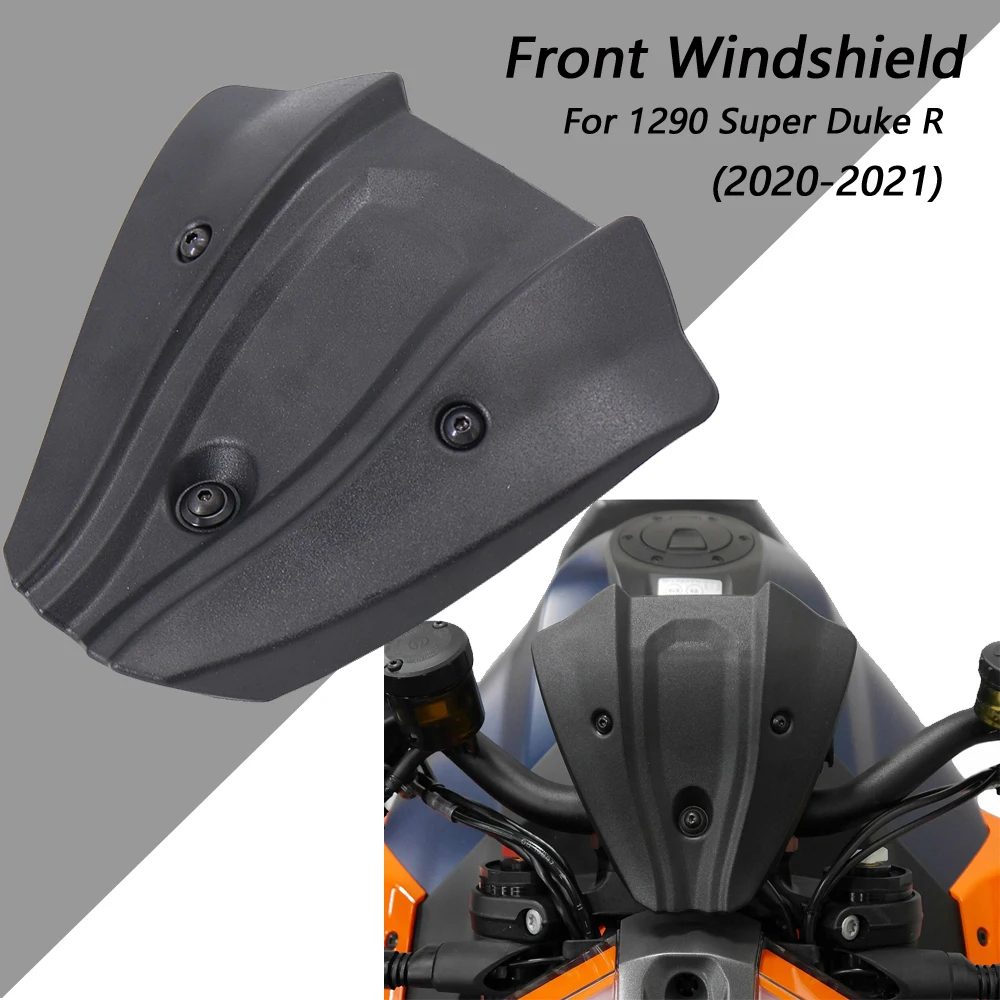 New Black  1290 Super Duke R 2020 2021 Motorcycle Accessories Windscreen Windshi - £535.39 GBP