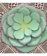 Hanging ~ Detailed ~ Metal Wall Flower ~ Door Hanger ~ 14&quot; Diameter ~ GR... - $35.80 CAD