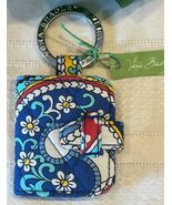 Vera Bradley Double Mirror Mirror Keychain Marina Paisley Key Fob NWT READ - $16.00