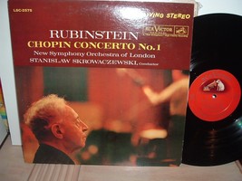 LSC 2575 Artur Rubinstein - Chopin Concerto # 1 - Living Stereo shaded dog LP Ch - £9.98 GBP