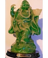 Buddha Statue (Jing Tao Gong Yi) Green  Size 9&quot; tall. - $40.72 CAD