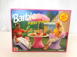 Barbie Patio Party Playset Mattel ARCO NIB Brand New NRFB Vintage 1992 - £46.89 GBP