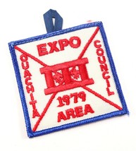 Vtg Blue &amp; Red 1979 Ouachita Scouting Expo Boy Scouts of America BSA Patch - $9.47