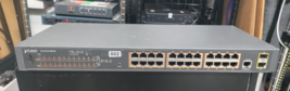 Planet GS-4210-24P2S 24 port POE Managed Gigabit Switch + SFP Boot Screen in ad - $198.00