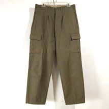 Jadran Perast 1968 Mens Army Green Military Wool Cargo Trousers 4pkt Pan... - $24.45