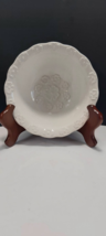 California Pottery white floral bowl 1970s - £9.16 GBP