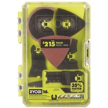 Ryobi 16 Pc. Oscillating Multi-Tool Blade Accessory Set, #A241601 - $43.95