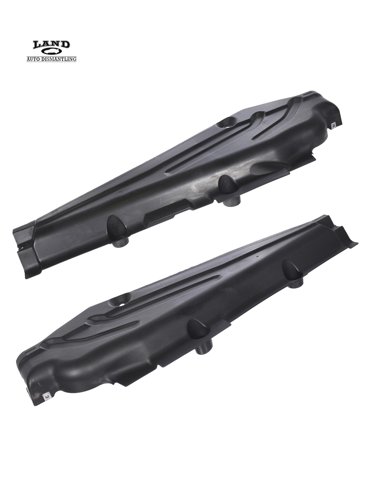 MERCEDES X166 GL/GLS-CLASS DRIVER/PASSENGER REAR SIDE SPLASH SHIELDS SET... - $148.49