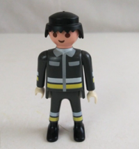 1997 Geobra Playmobil Fireman 2.75&quot; Toy Figure - £10.67 GBP