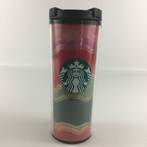 Starbucks Christmas Holiday Marbled Edition Coffee Cup Hot Cold Tumbler 16oz - £21.94 GBP