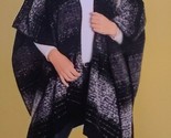 Woolrich ~ Cozy Blanket Wrap ~ Doris Multicolor Stripe ~ Sweater/Wrap ~ ... - $37.40