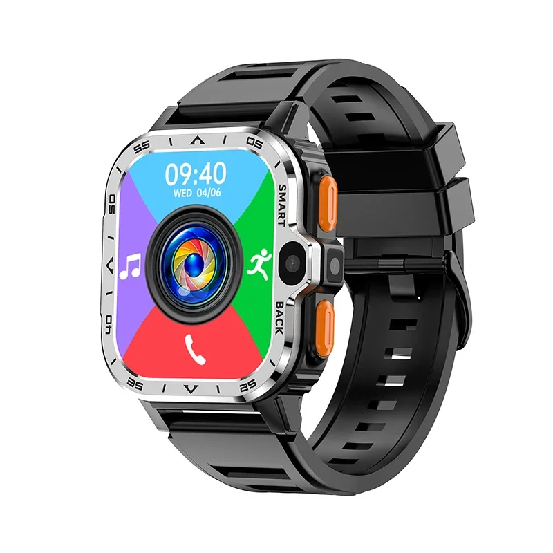 4G Network SIM Card Smart Watch 2.03 inch GPS WIFI NFC Dual Camera Rugge... - $117.21