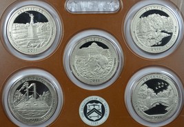 2011 S America the Beautiful clad proof set no box/coa  - £17.69 GBP