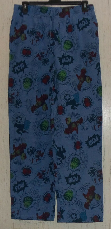 NEW MENS MARVEL RETRO SUPER HEROES PRINT WOVEN PAJAMA / LOUNGE PANTS   S... - $25.20