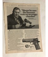 1984 Colt Government Model Pistol Print Ad  Advertisement Vintage pa4 - $6.92