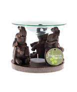 Elephant Trio Brown Fragrance Oil Warmer - $436.92 MXN