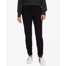 NWT Womens Size XL Nordstrom 1.STATE Black Soft Ruched Jogger Comfort Pants - £23.49 GBP