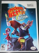 Nintendo Wii- Disney&#39;s chicken little ACE IN ACTION (Complete with Manual) - £14.16 GBP
