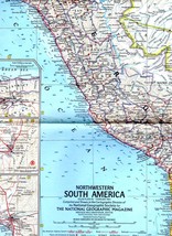 Map - Northwestern  South America  February 1964 - £4.99 GBP