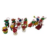 M &amp; M Mini Christmas Holiday Ornament Figures Lot Of 14 Vintage 1990&#39;s - $563.36 MXN