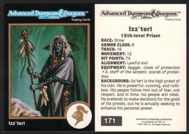 1991 TSR AD&amp;D Gold Border RPG Fantasy Art Card Dungeons Dragons 171 Evil Cleric - £5.43 GBP