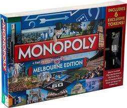 Monopoly Melbourne Australia Edition Family Board Game 2 to 6 Players Ha... - £38.20 GBP