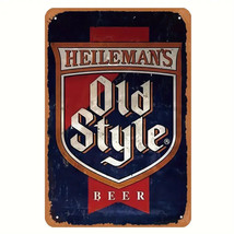 Heileman&#39;s Old Style Beer Vintage Novelty Metal Sign 12&quot; x 8&quot; Wall Art - £7.06 GBP