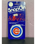 Chicago Cubs Snap on Bike Reflector BASEBALL Vintage 1970&#39;s New Sealed - £15.56 GBP
