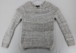 Buffalo by David Bitton Eyelash Sweater Womens SZ M Grey Relaxed Fit Stains - £2.30 GBP