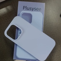 Plusysee Cell Phone Covers: Light Grey, Shockproof, Slim  - slip for Your Phone image 3