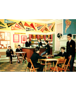 Rye New York Marvell Academy For Boys Recreation Lounge Postcard - £7.79 GBP