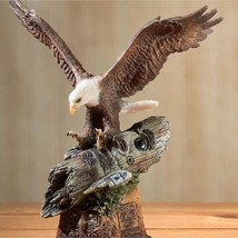 Mill Creek Joe Slockbower American Bald Eagle Totem Sculpture - £20.97 GBP