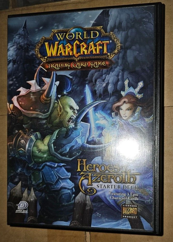WOW World of Warcraft TCG Heroes of Azeroth Starter Deck - BOX ONLY READ - $4.99