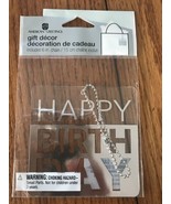 American Greetings Gift Decor “ Happy Birthday ” Includes 6in Chain Ship... - £7.78 GBP