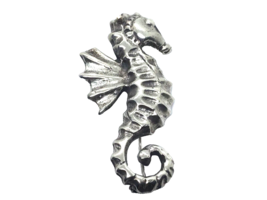 Sterling Seahorse Pin Heavy Vintage - £35.64 GBP