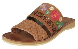 Womens Authentic Mexican Huaraches Sandal Slide Open Toe Floral Light Br... - $34.95 Womens Authentic Mexican Huaraches Sandal Slide Open Toe Floral Light Br... - $34.95