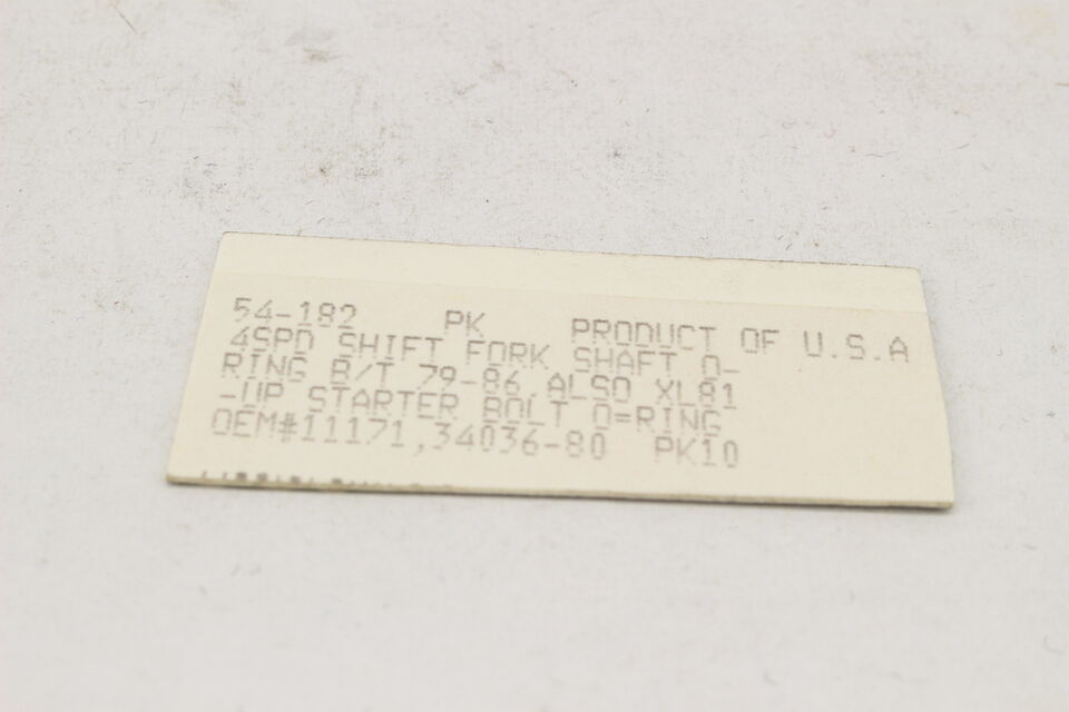 1981+ Harley-Davidson Upper Starter Bolt O-ring k2688 - $9.89