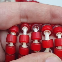 Perline veneziane a cuore bianco vetro rosso 9 mm - fornitura di gioiell... - $38.41 CAD